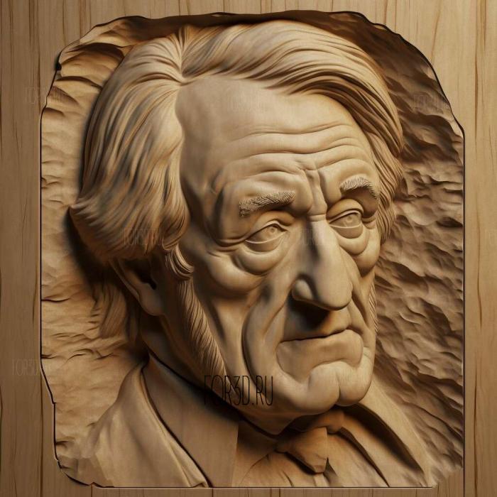 Richard Wagner 1 stl model for CNC